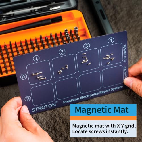 Precision Electric Screwdriver Set, Mini Screwdriver Tool Kit, 168pcs, for Electronics, PC, Laptops, Game consoles, Phones, RC Model, Gadget Repair.