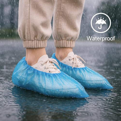 Shoe Covers Disposable, 1000 Pieces (500 Pairs), Non-Slip, Waterproof