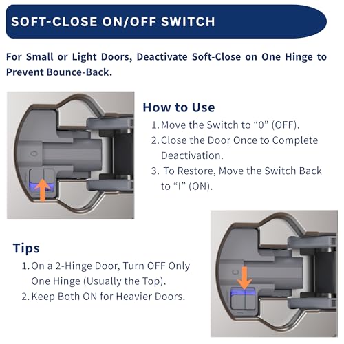 Burks 30 Pack 1/2" Overlay Soft Close Face Frame Cabinet Hinges - size: 1/2'' Overlay