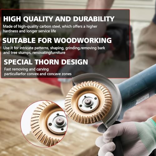 10PCs Angle Grinder Wood Carving Grinding Disc Set - color: 10 PCS Grinding Disc