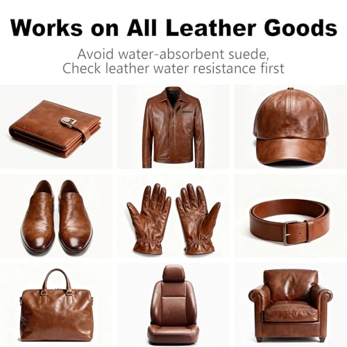 Medium Brown Leather Repair Kit, Recoloring Balm, Leather Dye | Restore Scratches, Faded & Aged Leather & Vinyl Couches, Boots, Car Seats & Furniture - color: Medium Brown