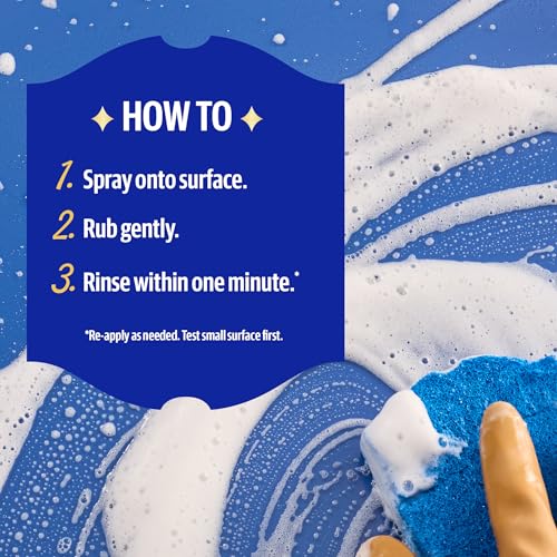 Bar Keepers Friend Soft Cleanser 13 oz + Spray & Foam Multipurpose MORE Spray Cleaner 25.4 oz, Multi Purpose Cleaner Bundle, Removes Grease, Rust Stains, Soap Scum & More in Home & Outdoors - size: 12.7 Fl Oz (Pack of 2)