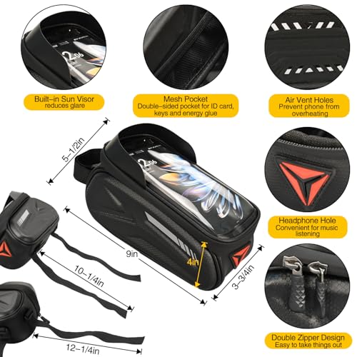 Bike Repair Kit, Bike Bag With Tire Pump, Bike Multitool, Allen Wrenches - size: Bike Phone Bag Set