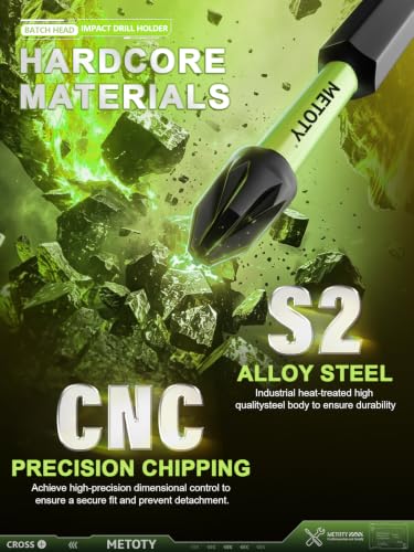 Impact Screwdriver Bits Set Magnetic Mixed,70PCS Insert Driver Bits Includes Various Sizes and Lengths,S2 Alloy Steel with 75mm Extension Bars - size: Bulk-70PCS