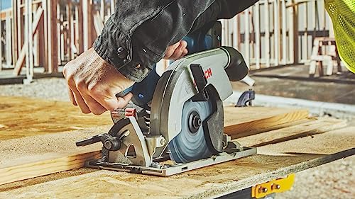 BOSCH GKS18V-22LB25 18V Brushless Blade-Left 6-1/2 In. Circular Saw Kit with (2) CORE18V 4 Ah Advanced Power Batteries - style: Blade-Left w/ Battery Kit