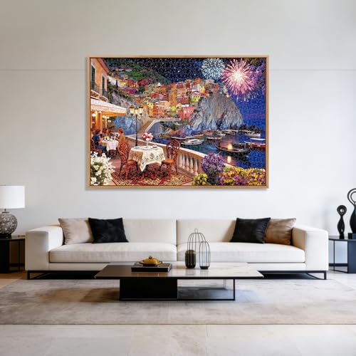 Italy Cinque Terre Jigsaw Puzzles for Adults 1000 Pieces - color: Cinque Terre