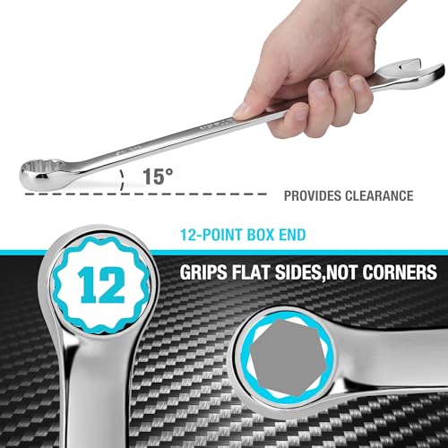 DURATECH 1-1/16" Combination Wrench, SAE - size: 1-1/16"
