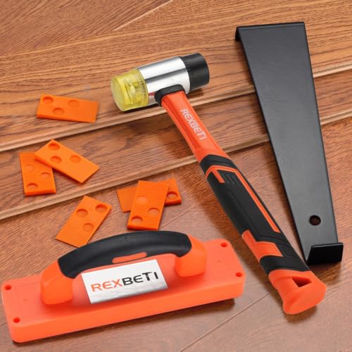 REXBETI Laminate Wood Flooring Installation Kit, LVP/Vinyl Flooring Tools - style: 44-Piece Ultimate Flooring Installation Kit
