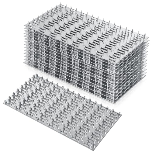 15 Pack Truss Plate - 8" x 4" Pronged Truss Mending Plates Nail - size: 4 x 8 INCH