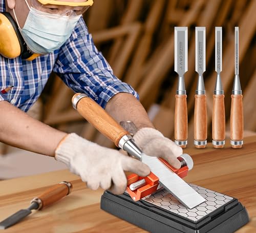 chisel sharpening jig with Honing Guide Tool Set for Woodworking