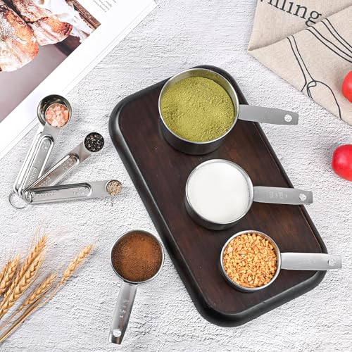 Measuring Cups and Spoons Set, 8 Piece