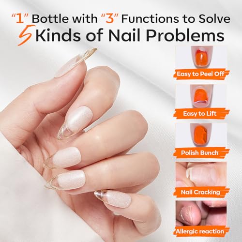 modelones Nail Dehydrator and Primer, 3-in-One HEMA-Free Nourishing Prep - color: Nail Dehydrator and Primer Clear