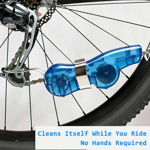 Bike Chain Cleaning Tool and Brush, Chain Scrubber Cleaner Kit for Bicycle
