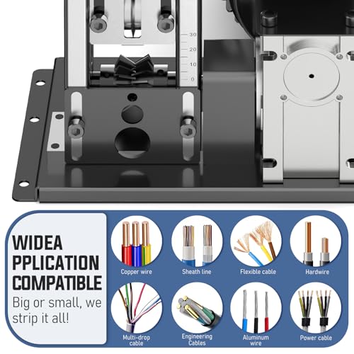 Automatic Wire Stripping Machine, 0.06''–1.18'' Copper Stripper
