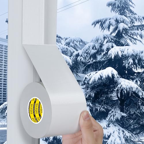 Cloth Duct Window Seal Strip Tape,White,2.75inch x 66FT - color: White, size: 2.75inch x 66FT