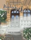 Windows & Doors: Adult coloring book