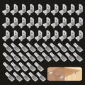60Pcs Cabinet Shelf Pegs, 5mm (1/5 inch) Shelf Support Pegs for Shelves, Shelf Brackets Pins Holders Pegs, Nickel Plated Shelf Clips for Shelving Kitchen Cupboard Bookshelf Furniture Closet Shelf Peg