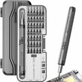 Small Precision Electric Screwdriver, 46-in-1 Mini Rechargeable Cordless Electric Screwdriver, Precise Power Tool Drill High Torque for Computer or Household Repair Tool Set