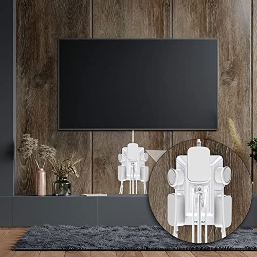 Multi Plug Wall Outlet Night Light, POWRUI 6 Outlet Extender & 3 USB Ports - color: White(6Outlets/Night Light), size: 2U1C