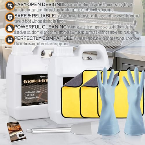 Flat Top Griddle & Grill Cleaner Kit, 67.6fl.oz