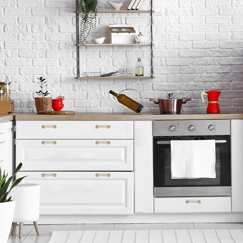 30 Pack Kitchen Cabinet Handles 3-3/4 Inch Champagne Bronze Cabinet Pulls - color: Champagne Bronze, size: 3-3/4 Inch Hole Centers