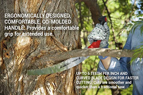 Corona RS 7245 Razor Tooth Folding Saw, 7-Inch Curved Blade, Steel - size: 7-Inch, style: RS 7245