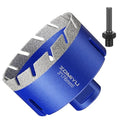 3" Diamond Hole Saw, Wet/Dry Diamond Core Bit for Tile Granite - size: 3"(76mm)
