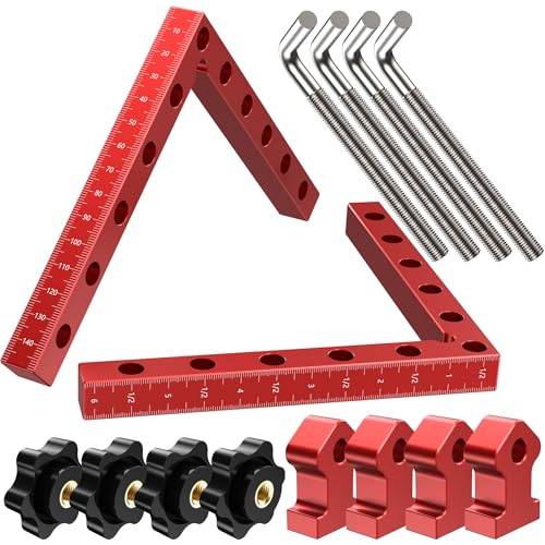 corner clamps for woodworking,2-Pack 5.9",90-degree square positioning