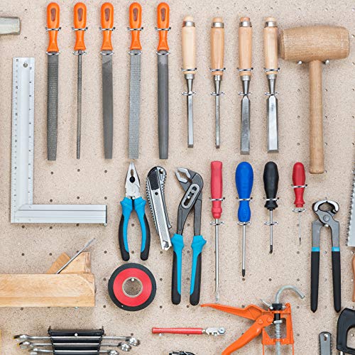 Ripeng 12 Pcs Silver 12 Pcs Screwdriver Organizer Tool Holders Multi-tool Holder - color: Silver