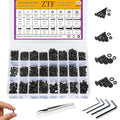 ZTF 840PCS Set Screw Assortment Kit M2 M3 M4 M5 Metric - style: Flat Socket Head