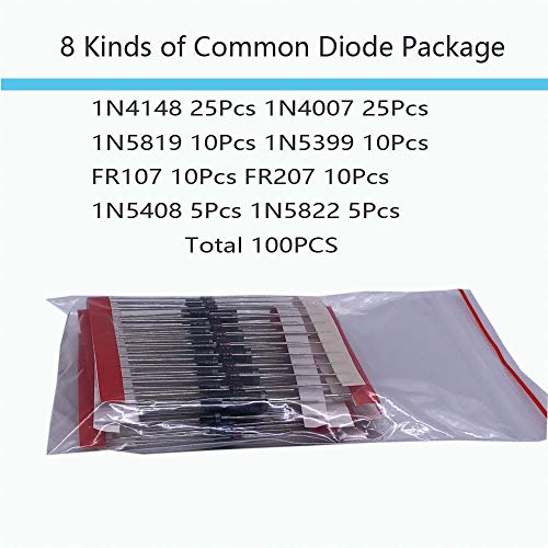 Electronic Component Kit Total 1390 Pcs, LED Diodes