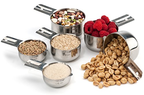 Hudson Essentials Stainless Steel Measuring Cups Set (6 Piece Set) (Pack of 2) - size: 6 Piece Set (Pack of 2)