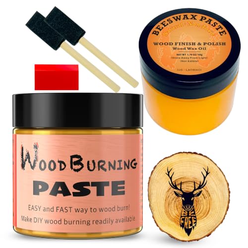 LAOBIAO Wood Burning Paste & Beeswax Kit - color: Basic Set