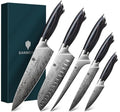 5PCS Knife Set, Kitchen Knife Sets in Powder Steel - size: 5PCS Knife Set