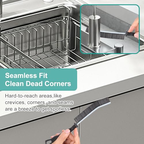Crevice Cleaning Brush,New Multifunctional Gap Cleaning Brush Tool,Thin Scrub Brush Hard-Bristled Gap Scrub Brush for Bathroom Kitchen Tiles Window Door Slots(5pcs)