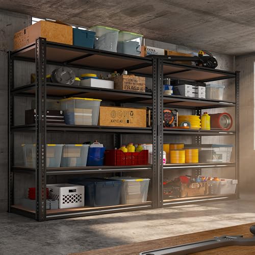 REIBII 40" W Storage Shelves Load 2500Lbs for Garage Pantry Closet Kitchen - size: 40"W x 19.7''D x 72''H