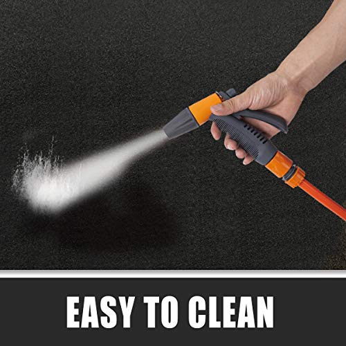 LINLA Absorbent Oil Spill Mat, Garage Floor Mat, Oil Pad for Car - size: 6'8" x 8'6" (Rectangular)