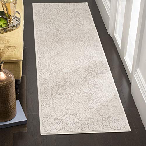 SAFAVIEH Reflection Runner Rug 2'3"x10', Beige & Cream RFT670A - color: Beige/Cream, size: 2'3" x 10' (Runner)
