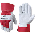 Wells Lamont Men's Double Palm Split Cowhide Leather Work Gloves, X-Large - size: X-Large (Pack of 1)