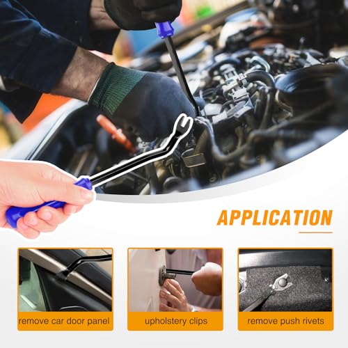GOOACC 1045Pcs Car Push Retainer Clips & Auto Fasteners Assortment - color: 1000Pcs Clips + 45 Remover