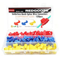 120PCS Solderless Quick Splice Wire Connectors, 22-10 AWG Electrical Wire Connector,Terminals Assortment Kit - style: Kit-120(In box)