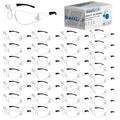 Salfboy Ansi Z87.1 Certified Safety Glasses, Bulk Protection Glasses - color: Clear
