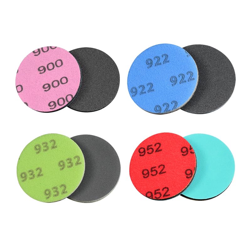 Glass Repair Kit Glass Welding Splatter Removal Pad Kit 6 inch 4Pcs/Pack Grinding Polishing Abrasive Disc Mesh Net Sanding Pads - style: 6 inch