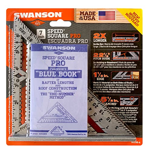 Swanson Speed Square Pro 7" - size: 7 inch, style: Speed Square Pro 7"