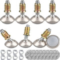 Anwenk Swivel Leveling Feet Furniture Levelers Feet Angle Height Adjustable, Screw in Cabinet Table Chairs Sofa Levelers Leg 1/4”-20 UNC,with Felt - 8Pack - color: Swivel 8-pack
