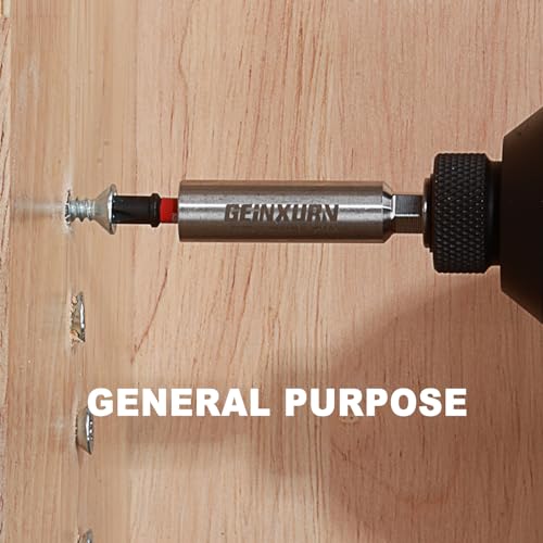 Geinxurn 2.5Inches Stainless Screwdriver Bit Holders, 6PACK Extension Socket Drill Bit Magnetic Holder Hex Shank Quick-Change Drill Bit Guide - size: 2.5 in