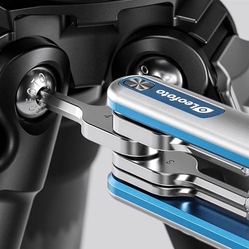 LEOFOTO MPL-3 Folding Mini Tool Set with Screwdrivers and Hex Key Wrenches, Compatible with Most Camera Cage Rig Tripod QR Plate, Compact & Lightweight - color: Mpl-3