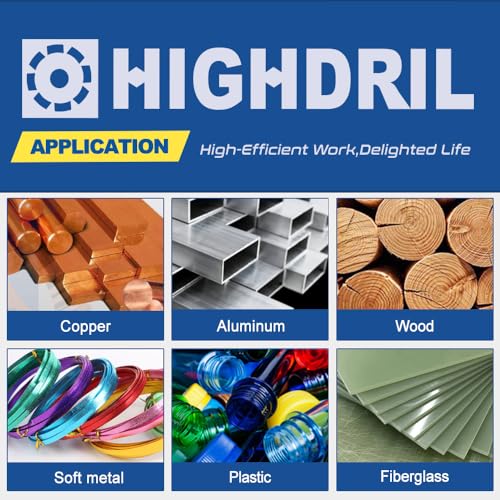HIGHDRIL HSS Metal Blade 3" 75mm x Arbor 3/8" 10mm - 4pcs Angle Grinder Cutting Disc for Cutting Copper Aluminum Plastic Soft Metal - size: HSS Metal Blade