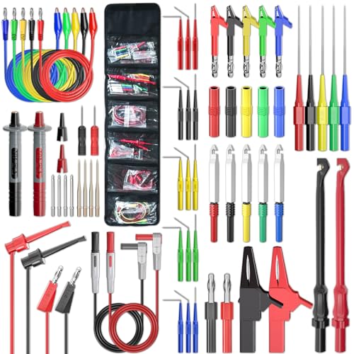 Goupchn 57PCS Multimeter Test Leads Kit with Replaceable Probes Set - style: 57PCS