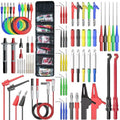 Goupchn 57PCS Multimeter Test Leads Kit with Replaceable Probes Set - style: 57PCS